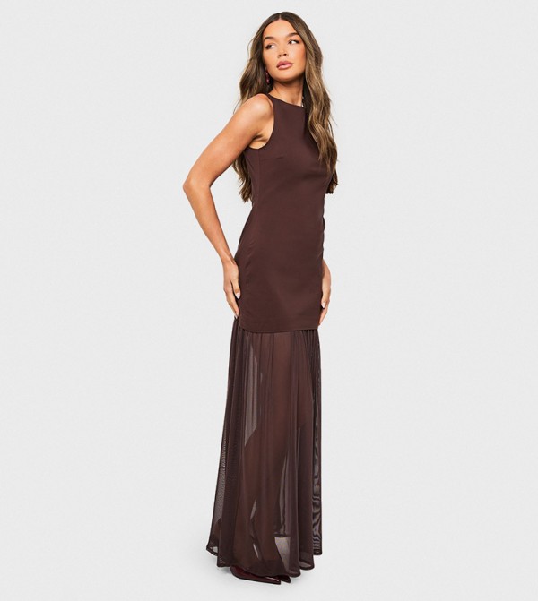 بوهو  - بني  Maxi Dresses