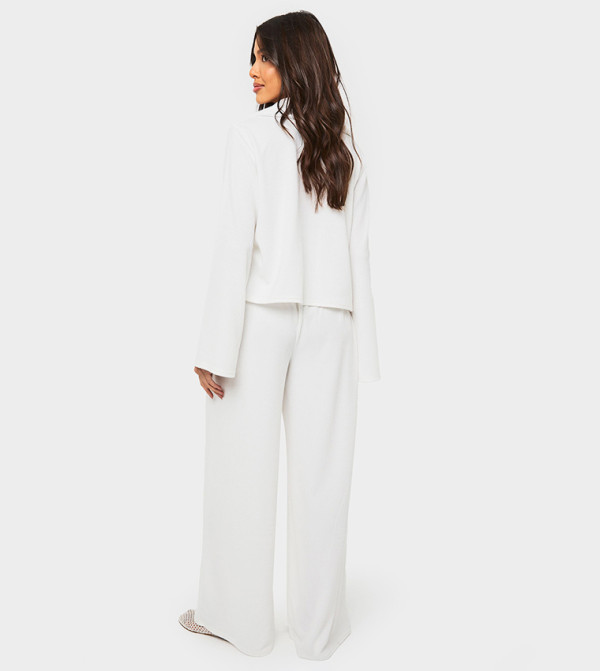 boohoo Clothing - White Casual Pants