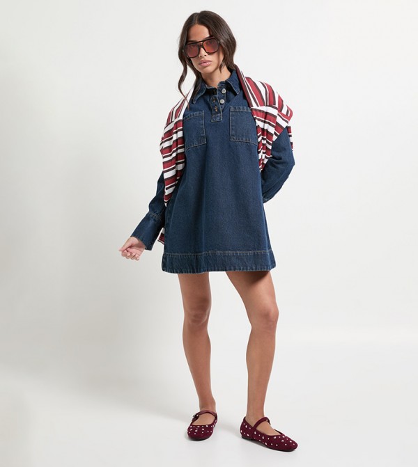 boohoo Dresses - Blue Mini Dresses