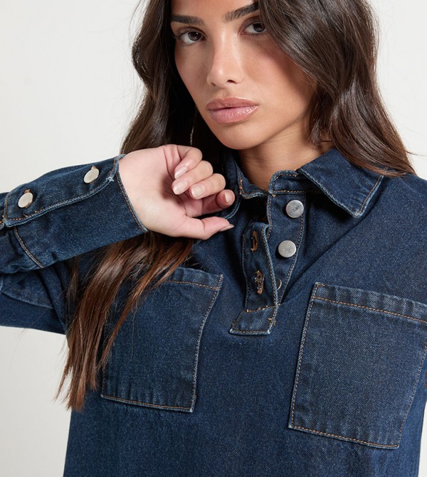 boohoo Dresses - Blue Mini Dresses