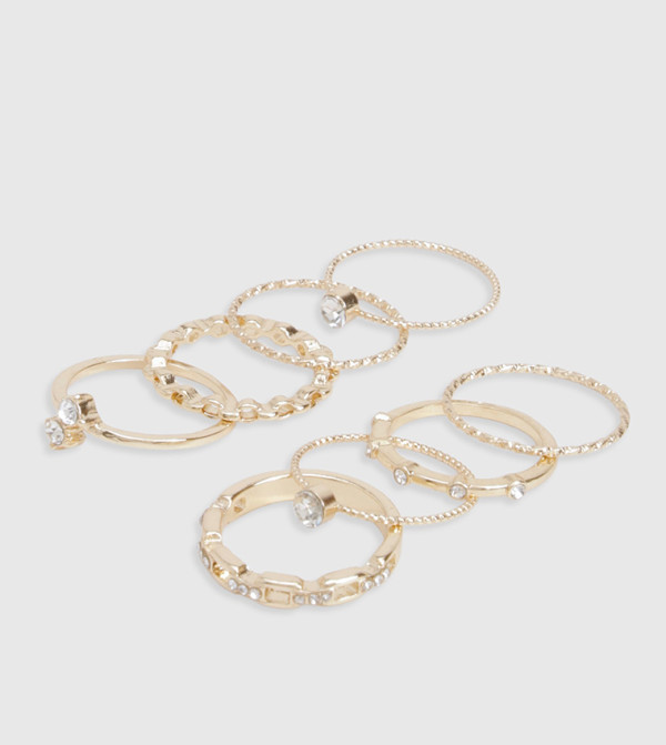 boohoo Jewellery - Gold Rings