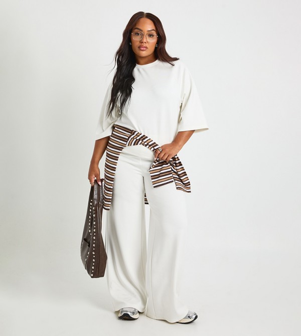 boohoo Co-Ord Sets - White Co-Ord Sets