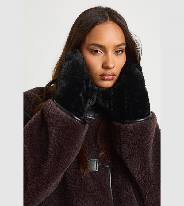 بوهو  قفازات - أسود القفازات