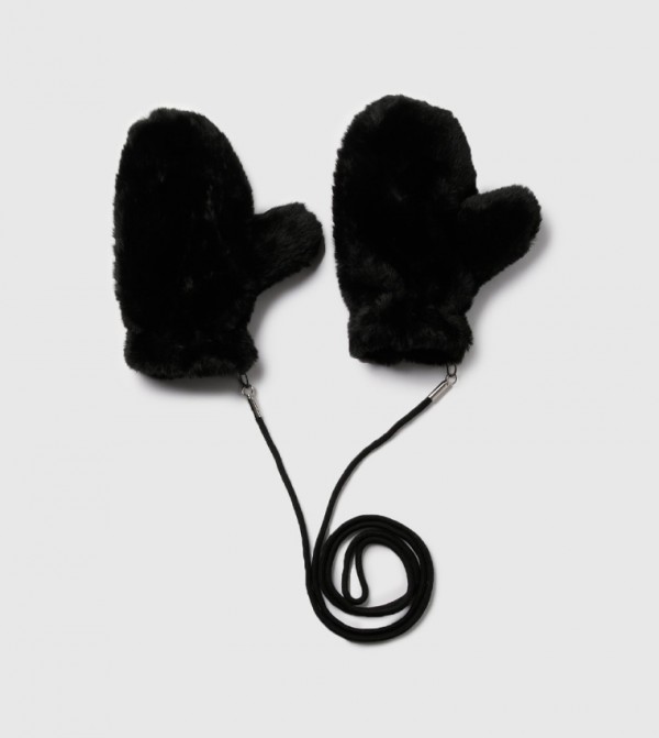 بوهو  قفازات - أسود القفازات