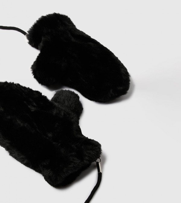 بوهو  قفازات - أسود القفازات