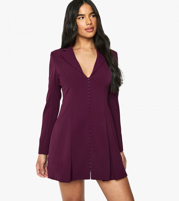 بوهو  فساتين - أحمر Mini Dresses