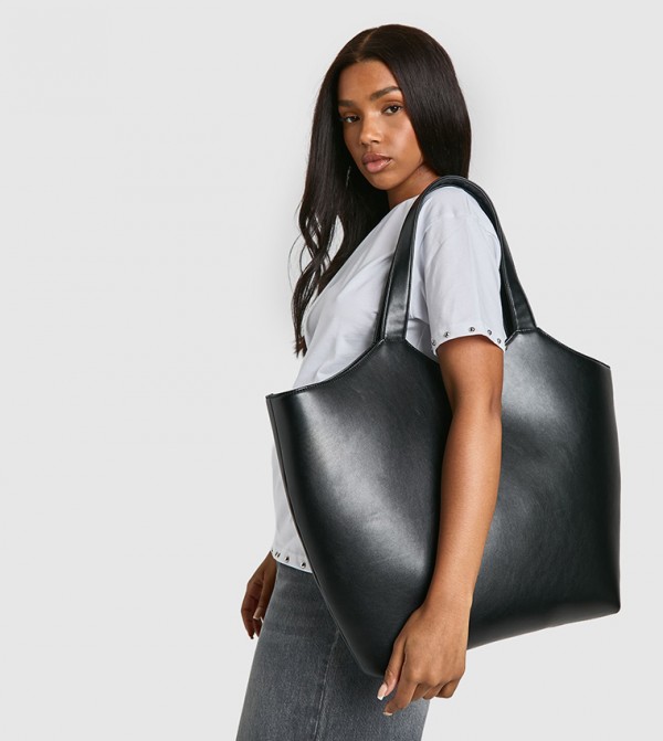 boohoo Bags - Black Tote Bags