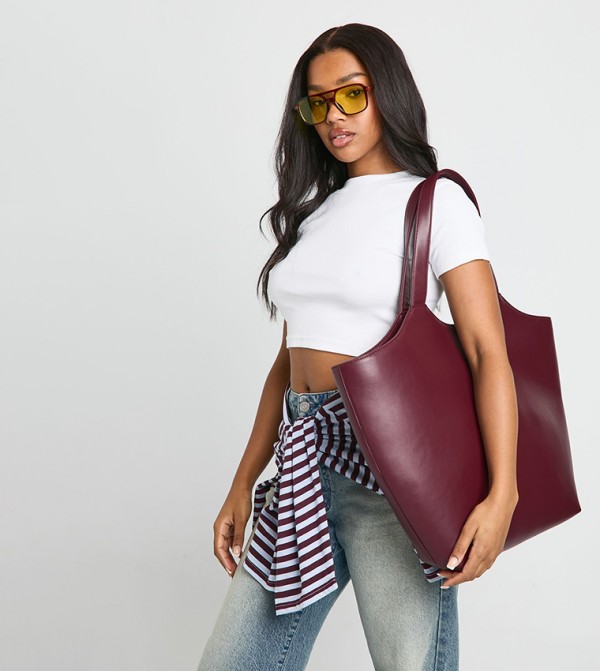 boohoo Bags - Purple Tote Bags