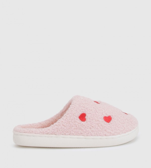 boohoo  Bedroom Slippers - Pink Bedroom Slippers