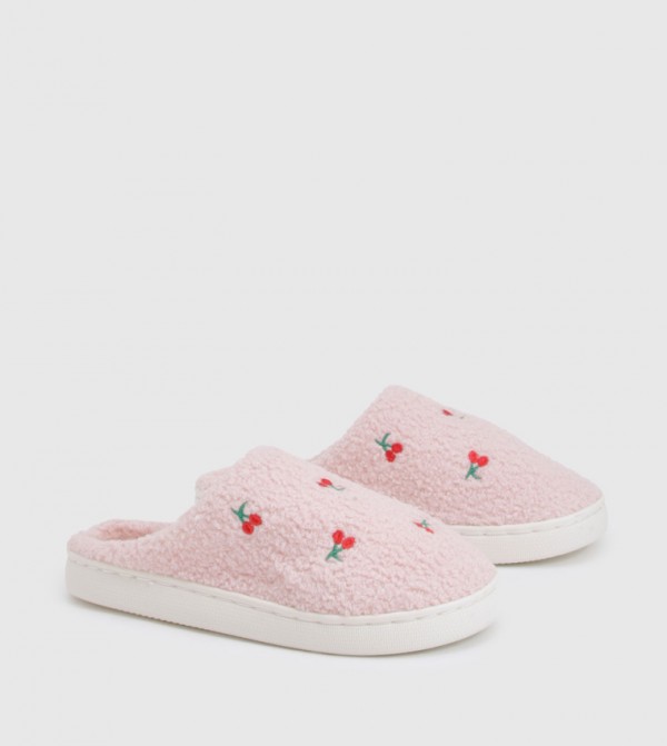 boohoo  Bedroom Slippers - Pink Bedroom Slippers