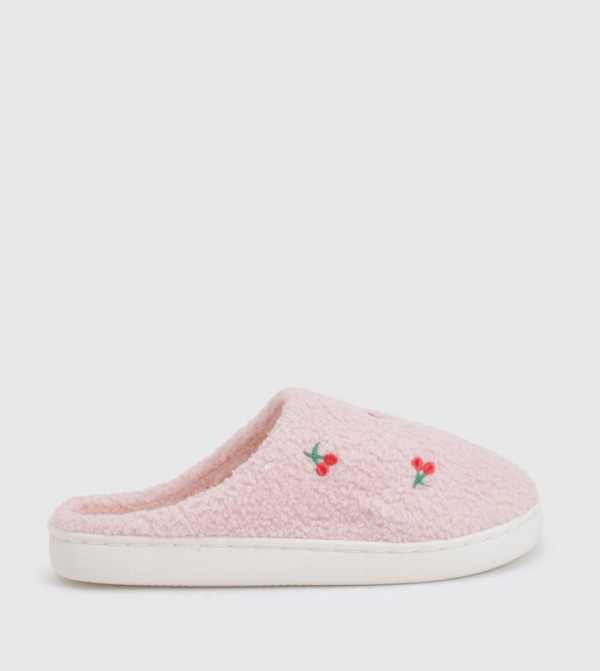 boohoo  Bedroom Slippers - Pink Bedroom Slippers