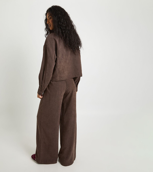 بوهو  أطقم ملابس - بني  Co-Ord Set