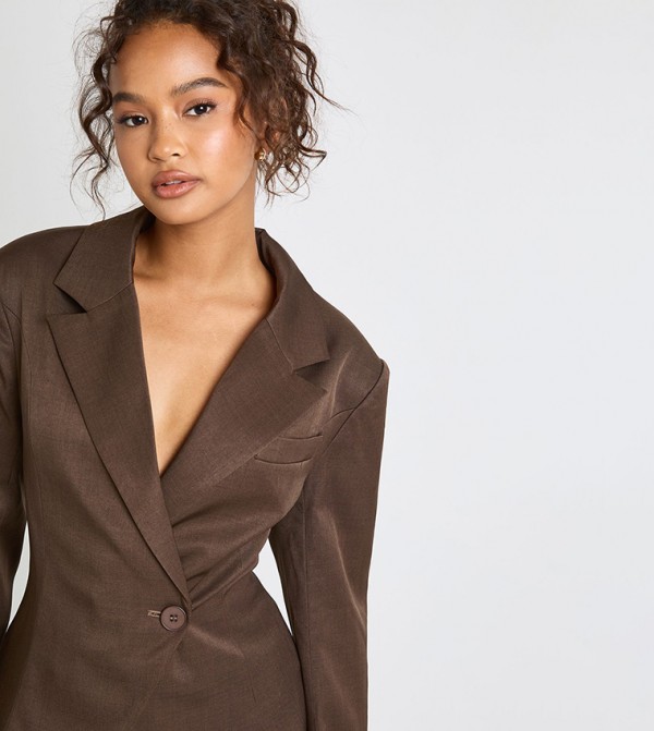 boohoo Blazers - Brown Blazers