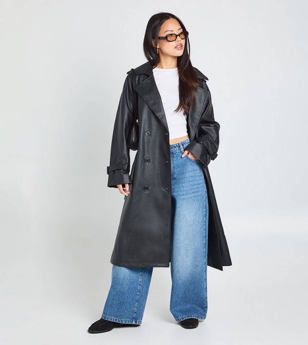 boohoo Clothing - Black Overcoats