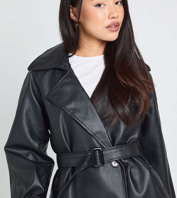 boohoo Clothing - Black Overcoats