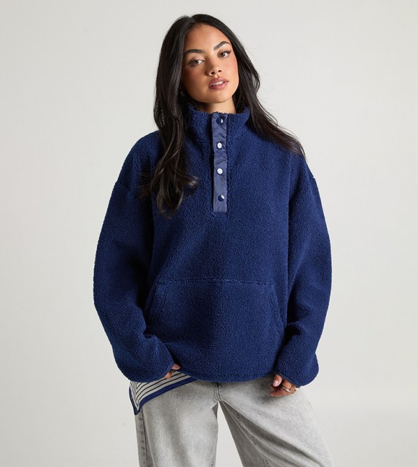 بوهو  سويتشيرت - كحلي بلوزات