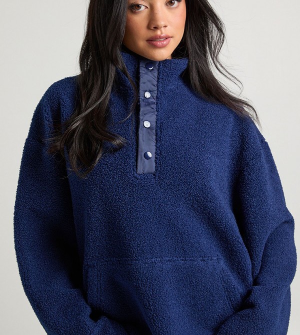 بوهو  سويتشيرت - كحلي بلوزات