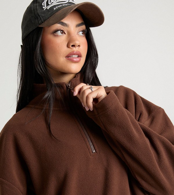 بوهو  سويتشيرت - بني  بلوزات