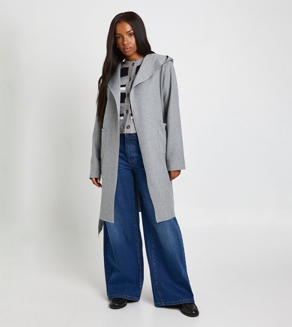 boohoo Clothing - Grey Overcoats
