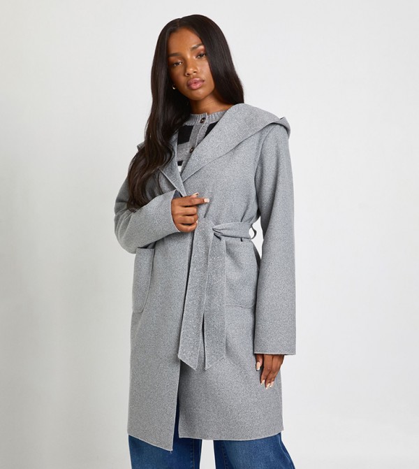 boohoo Clothing - Grey Overcoats