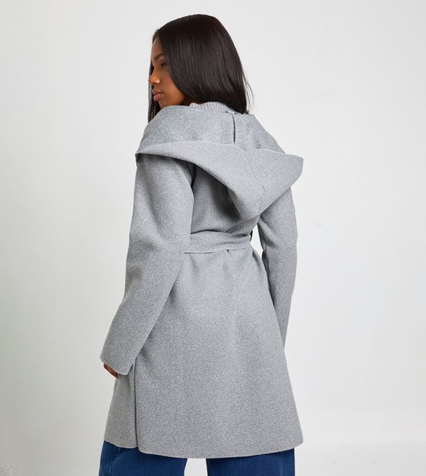 boohoo Clothing - Grey Overcoats