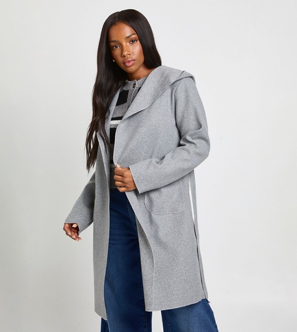 boohoo Clothing - Grey Overcoats