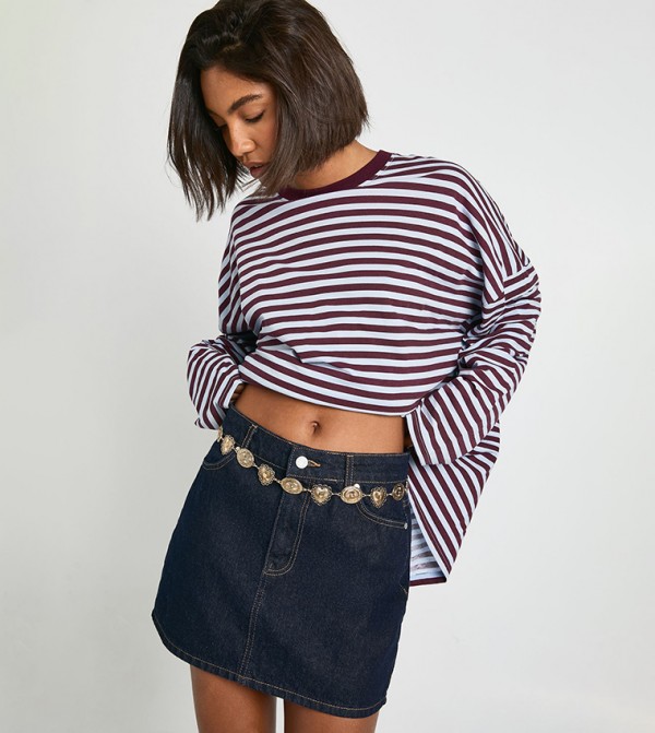 بوهو  أحزمة - ذهبي Non Leather Belts