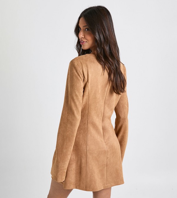 boohoo Dresses - Brown Mini Dresses