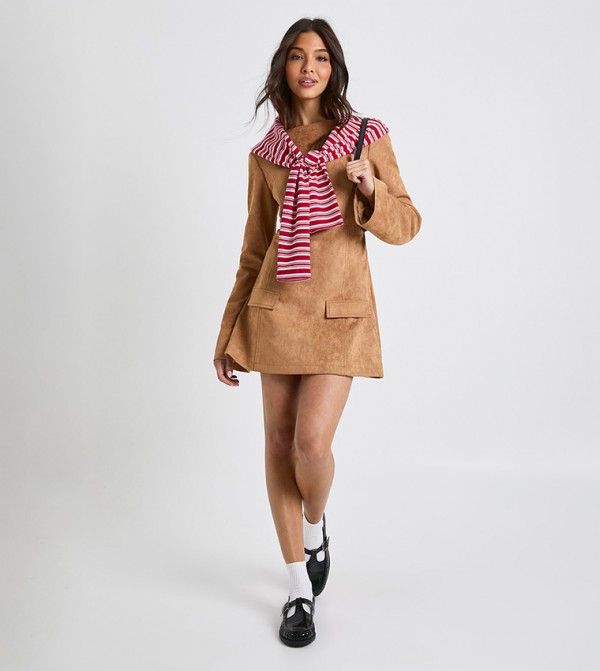 boohoo Dresses - Brown Mini Dresses