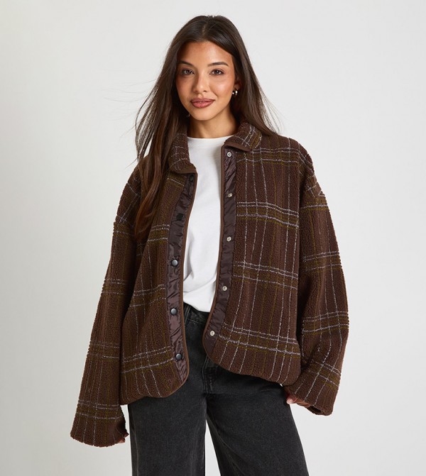 بوهو جاكيتات ومعاطف - بني جاكيتات كاجوال