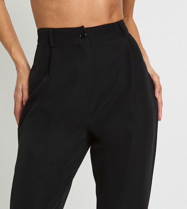 boohoo  Formal Pants - Black Formal Pants