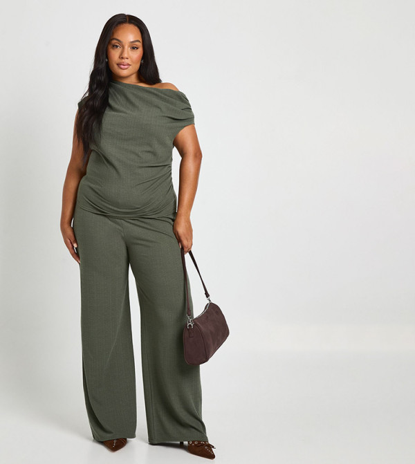 boohoo  Co-Ord Sets - Khaki Co-Ord Sets