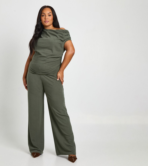 boohoo  Co-Ord Sets - Khaki Co-Ord Sets