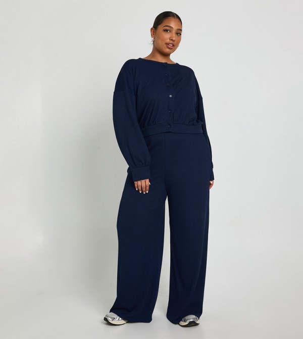 boohoo Co-Ord Sets - Navy Co-Ord Sets