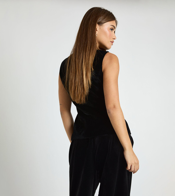 boohoo  Waistcoats - Black Waistcoats
