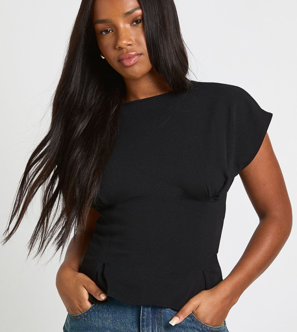 boohoo boohoo - Black Casual Tops