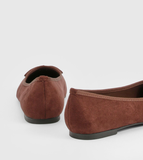 boohoo  Ballerinas - Brown undefined