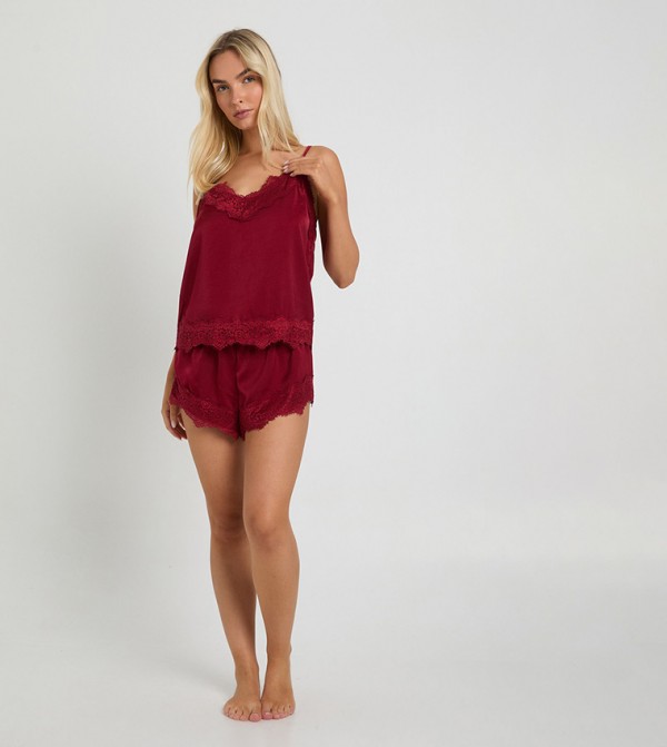 boohoo  - Red Pyjama Set