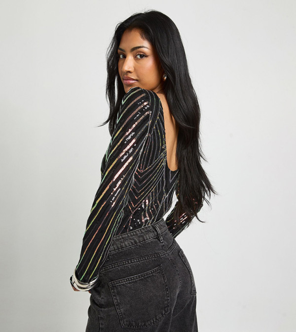 boohoo  - Black Bodysuit