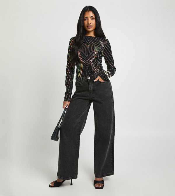 boohoo  - Black Bodysuit