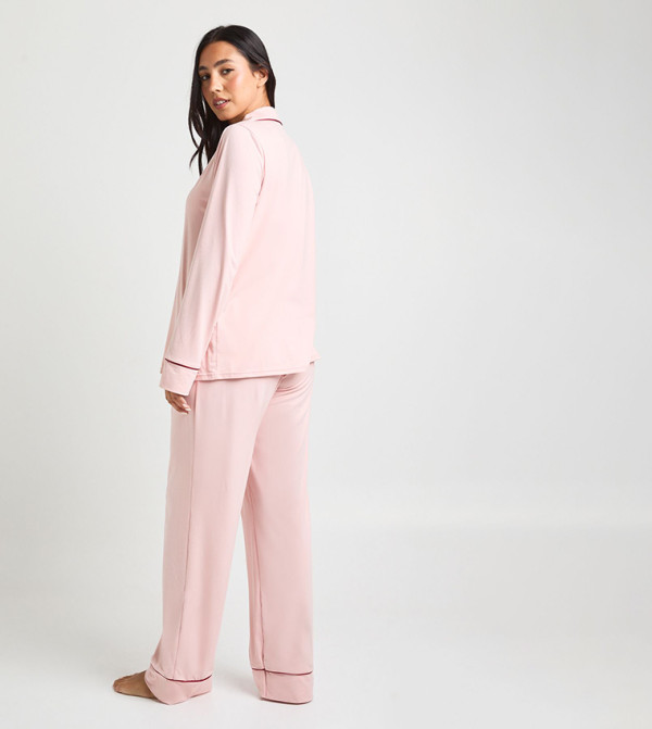 بوهو  ملابس حوامل - وردي ملابس النوم