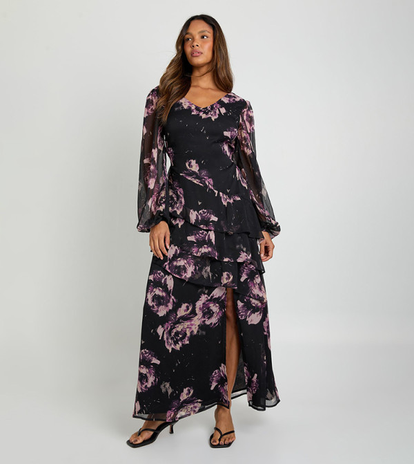 boohoo  Party Dresses - Brown Maxi Dresses