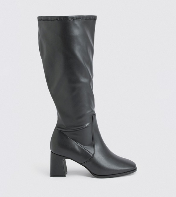 boohoo  Shoes - Black Knee length Boots