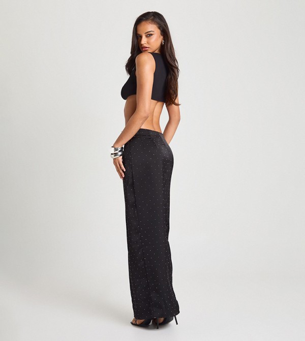 boohoo  Clothing - Black Maxi Skirts