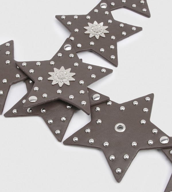 بوهو  أحزمة - بني  Non Leather Belts