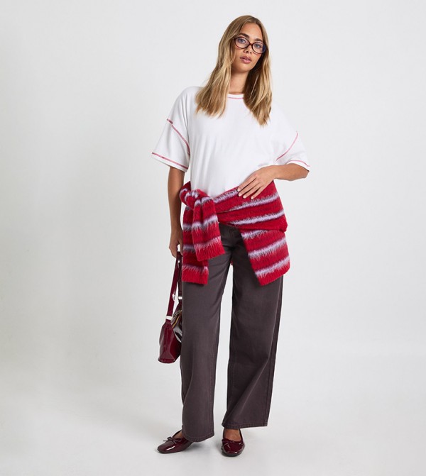 boohoo  Clothing - White Short Sleeve T-Shirts