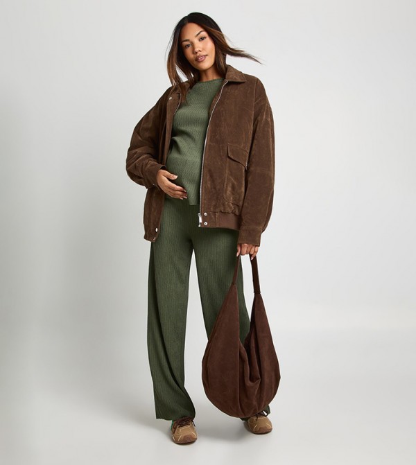 boohoo  Maternity Clothing - Khaki Tops & T-shirts