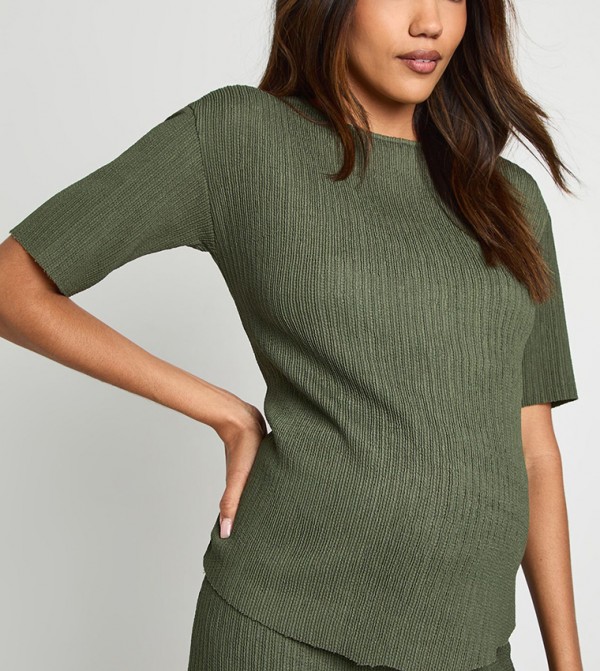 boohoo  Maternity Clothing - Khaki Tops & T-shirts