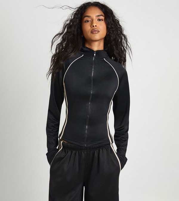 boohoo  Sportswear - Black Jackets