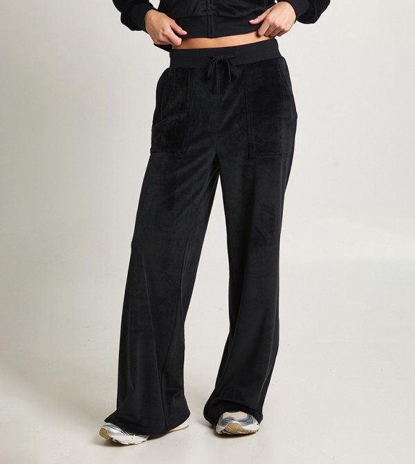 بوهو ملابس رياضة - أسود بدلة تراك -بدلة مشي